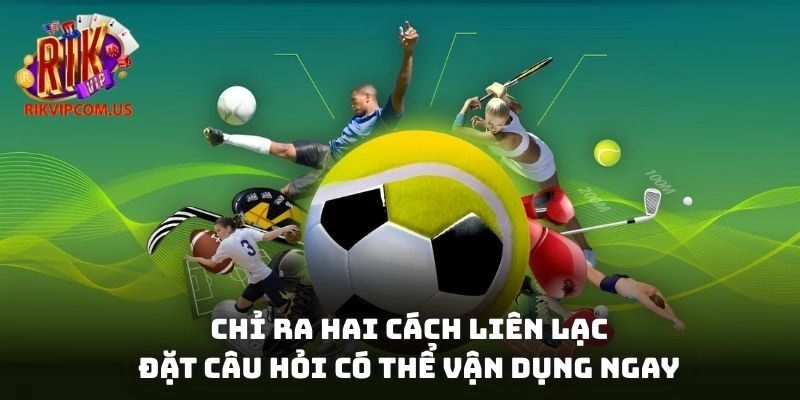 Chỉ ra hai cách liên lạc đặt câu hỏi có thể vận dụng ngay