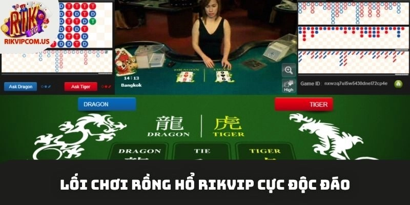 Lối chơi Rồng hổ Rikvip cực độc đáo